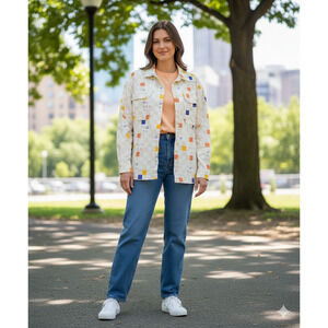 Vans Plaid check Mid-Weight Shirt Jacket Women's Barn retro skater Size L /XL